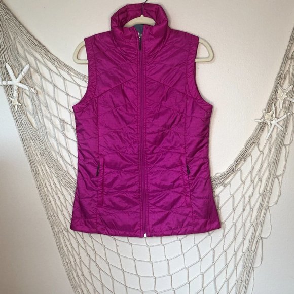 COLUMBIA Fuschia Omni-Shield Quilted Vest S EUC - Picture 11 of 11